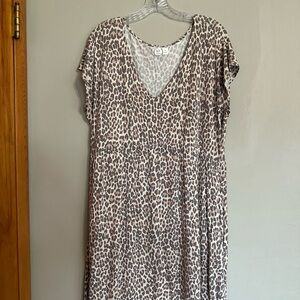 Maurice’s Leopard Print V-Neck Dress